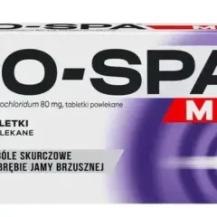 Opakowanie leku No-Spa Max, 24 tabletki. Pomocne przy bólach menstruacyjnych, jak najlepsza herbata na okres.